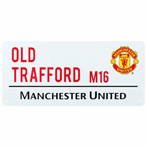 Manchester United Street Sign (40cm x 18cm)