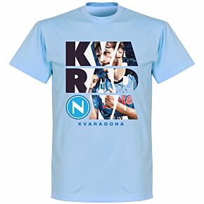 Kvaradona Napoli T-shirt - Sky Blue