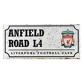 Liverpool Retro Street Sign (7" x 15")