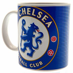 Chelsea Halftone 11oz Mug - Royal/White