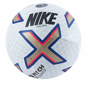 22-23 Premier League Pitch Football - White/Gold (Size 3)