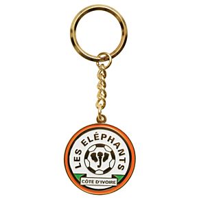 Ivory Coast Enamel Keyring