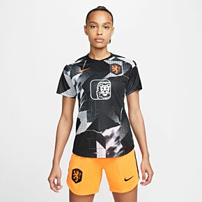 2022 Holland Womens Pre-Match Top - White/Black