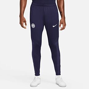 22-23 Inter Milan Dri-Fit Strike Pants - Blackened Blue/White