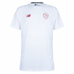 22-23 AS Roma Pre-Match S/S Top - White