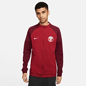 22-23 Qatar Academy Anthem Jacket - Maroon/White