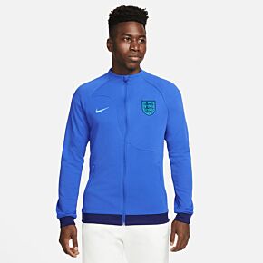 22-23 England Academy Pro Anthem Jacket - Royal/Blue Fury