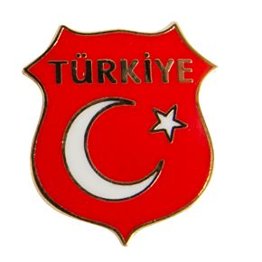 Turkey Enamel Pin Badge