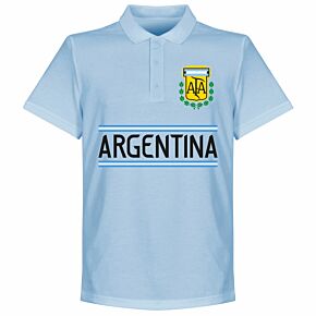 Argentina Team Polo Shirt - Sky Blue