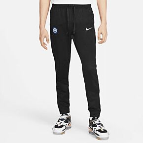 22-23 Inter Milan Travel Pants - Black/White