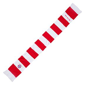 Bayern Munich Classic Bar Scarf - White/Red