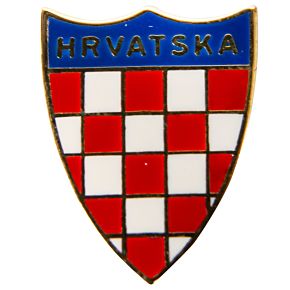 Croatia Enamel Pin Badge