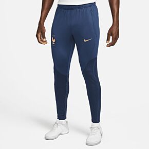 22-23 France Dri-Fit Strike Pants - Navy/Gold