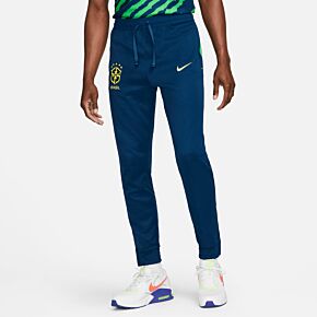 22-23 Brazil Travel Track Pants - Coastal Blue/Green Spark/Dynamic Yellow