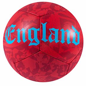 22-23 England Pitch Football - Red (Size 3)