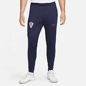 22-23 Croatia Dri-Fit Strike Pants - Blackened Blue/Red