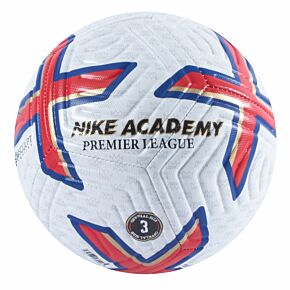 22-23 Premier League Academy Football - White/Red (Size 5)