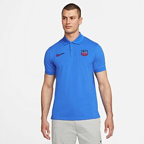 22-23 Barcelona Dri-Fit Slim 2.0 Polo Shirt - Royal/Navy