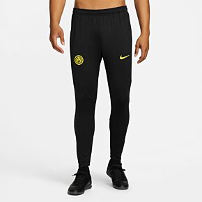 22-23 Inter Milan Dri-Fit Strike Pants - Black/Yellow