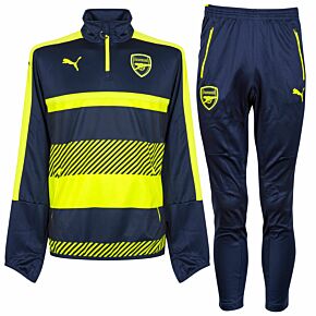 Arsenal KIDS Euro TrainingSuit 2016 / 2017 - Navy/Yellow