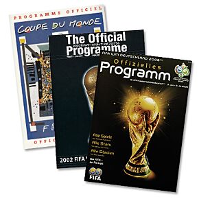 World Cup Collectors Programs - Set of 3
