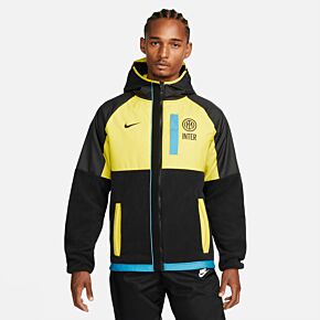 22-23 Inter Milan Winterized AWF Jacket - Black/Yellow