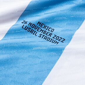 Official World Cup 2022 Matchday Transfer Argentina v Mexico 26 November 2022 (Argentina Home)