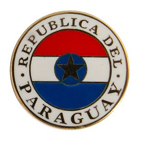 Paraguay Enamel Pin Badge